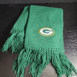 Forever Collectibles Scarf Green Bay Packers Fringed‎ Ends USA Made NFL Football